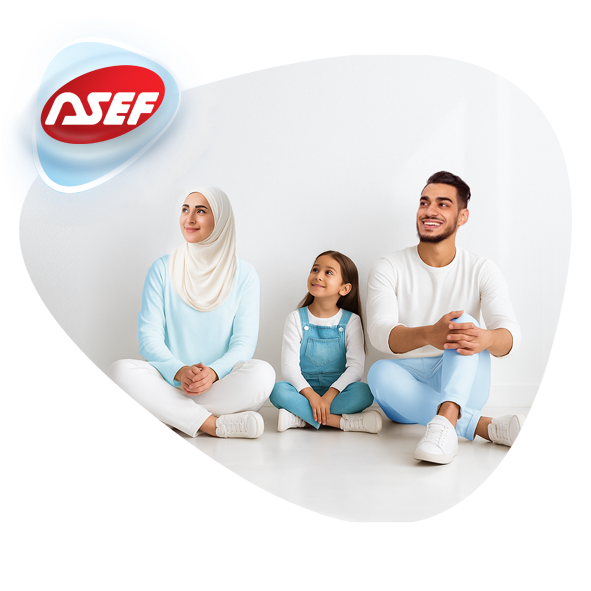 لافتة عائلية صغيرة على الصفحة الرئيسية