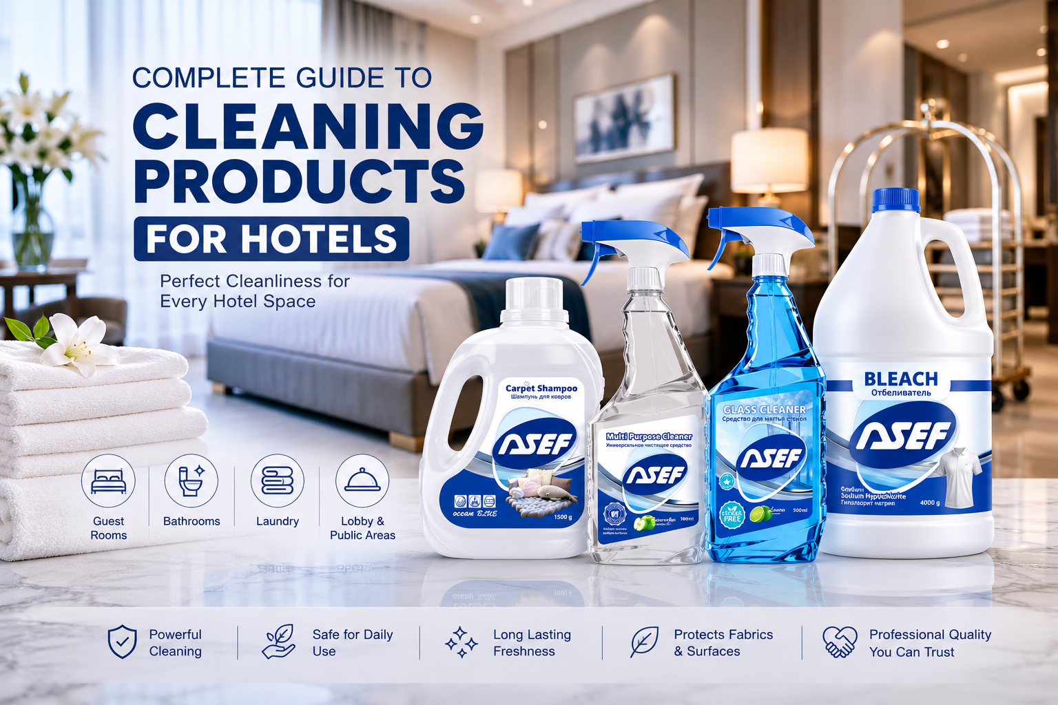 Choosing Commercial Cleaning Products for Hotels