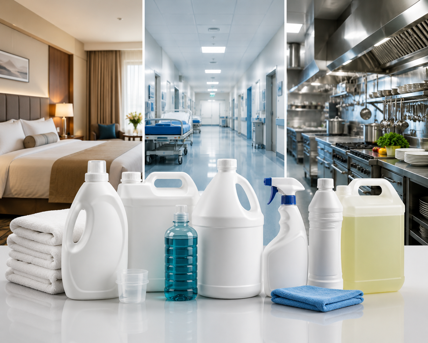 How to Choose Commercial Cleaning Products for Hotels, Hospitals & Restaurants